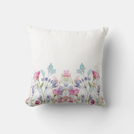 Handgemalte Blumendrucke Kissen