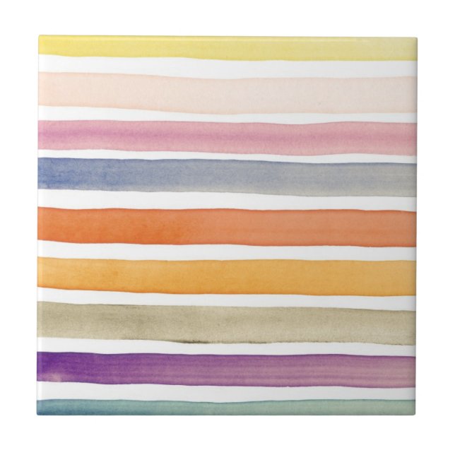 Handgemalte Bürstenanschläge des Aquarells, Fahnen Fliese (Vorderseite)