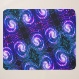 Handgemalte Galaxie Sherpadecke