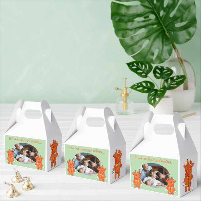 Handgemalte Halloween-Ghouls und Goblins-FOTO Geschenkschachtel (Zahlreiche)