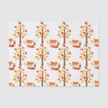 Handgemalte Herbst-Adorable-Girl-Gewebe