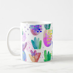 Handgemalte HerbstBlume, nahtlos. Kaffeetasse