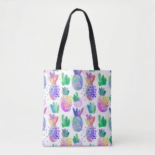 Handgemalte HerbstBlume, nahtlos. Tasche