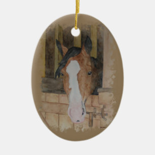 Handgemalte Keramik Ornament