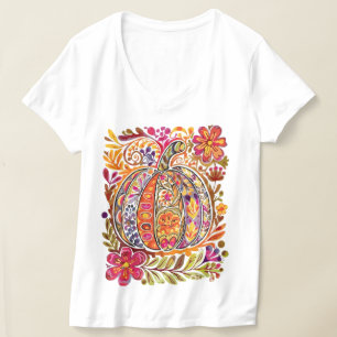 Handgemalte Kunstpumpen-T - Shirt - Rustikaler Fal