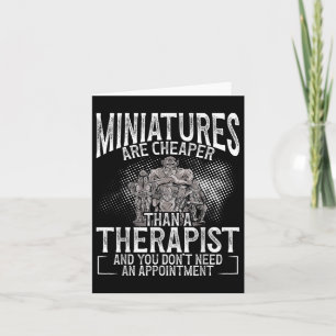Handgemalte Miniaturen Funny Role play Art Min Karte