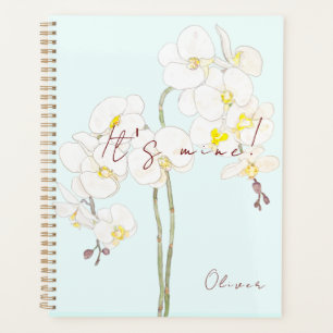 handgemalte orchid-Blume Planer