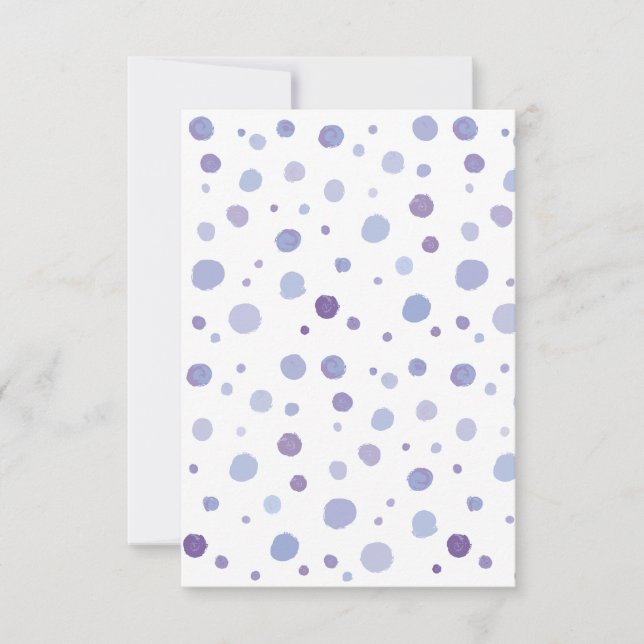 handgemalte Polka Punkte (Vorderseite)