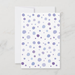 handgemalte Polka Punkte