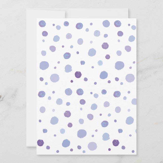 handgemalte Polka Punkte (Vorderseite)