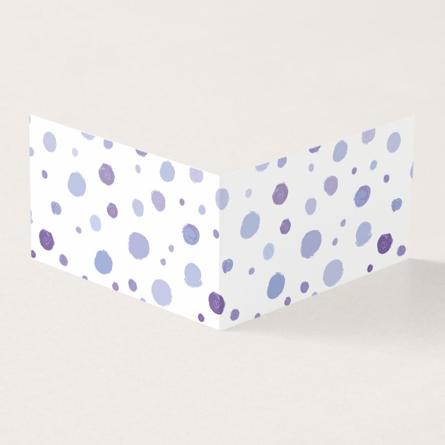 handgemalte Polka Punkte (Vorderseite)