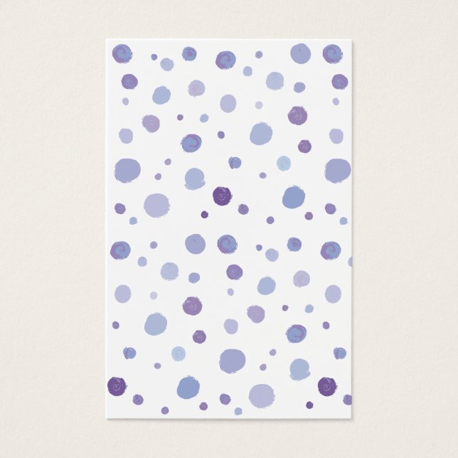 handgemalte Polka Punkte (Vorderseite)