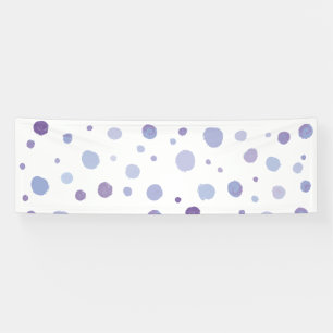 handgemalte Polka Punkte Banner