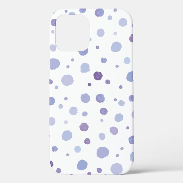 handgemalte Polka Punkte Case-Mate iPhone Hülle (Rückseite)