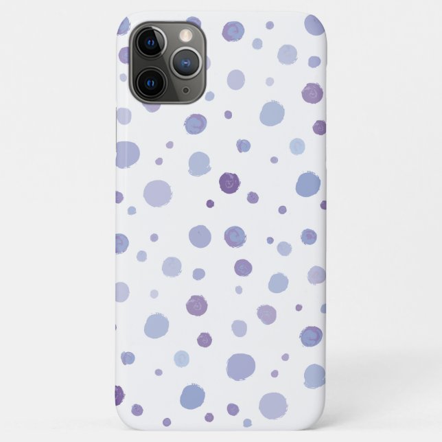 handgemalte Polka Punkte Case-Mate iPhone Hülle (Rückseite)