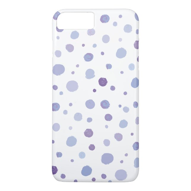 handgemalte Polka Punkte Case-Mate iPhone Hülle (Rückseite)