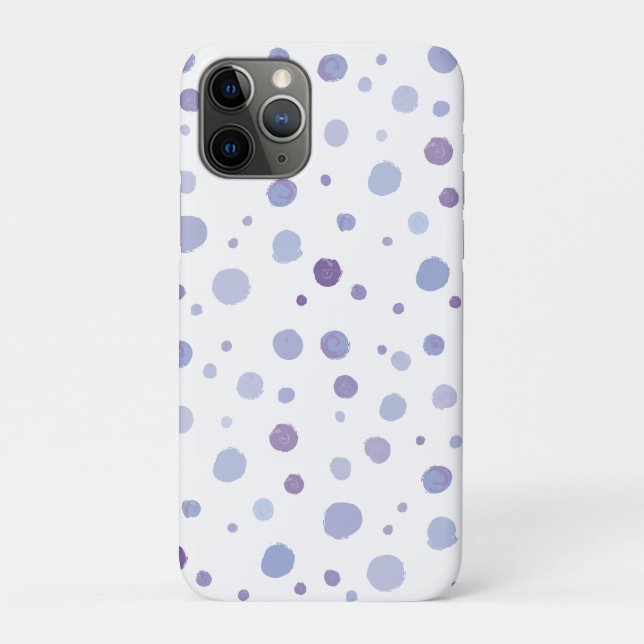 handgemalte Polka Punkte Case-Mate iPhone Hülle (Rückseite)