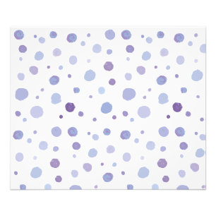 handgemalte Polka Punkte Fotodruck