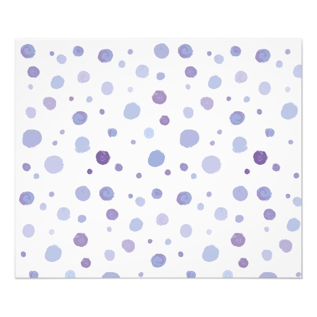 handgemalte Polka Punkte Fotodruck (Vorne)