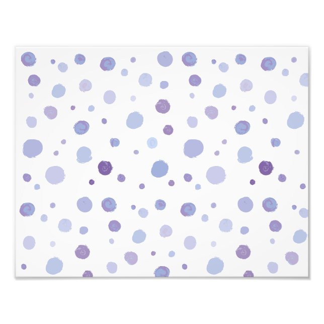 handgemalte Polka Punkte Fotodruck (Vorne)