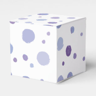 handgemalte Polka Punkte Geschenkschachtel