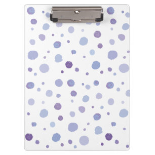 handgemalte Polka Punkte Klemmbrett