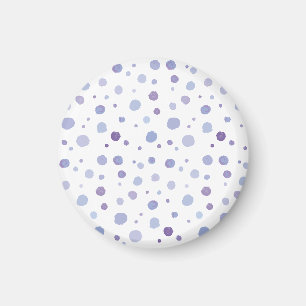 handgemalte Polka Punkte Magnet