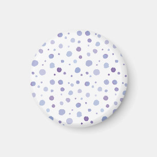handgemalte Polka Punkte Magnet