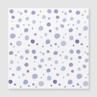 handgemalte Polka Punkte Magneteinladung