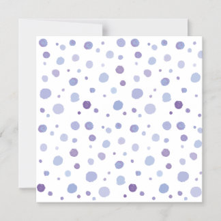 handgemalte Polka Punkte Magneteinladung