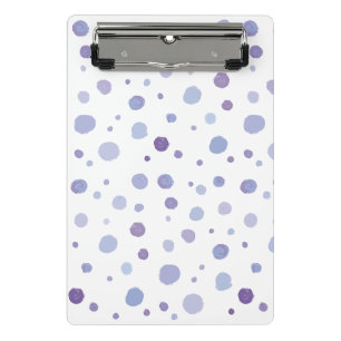 handgemalte Polka Punkte Mini Klemmbrett