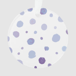 handgemalte Polka Punkte Ornament