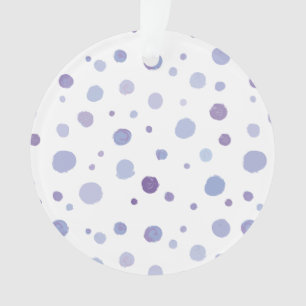handgemalte Polka Punkte Ornament