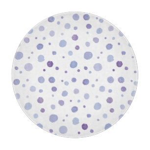 handgemalte Polka Punkte Schneidebrett