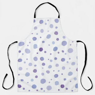 handgemalte Polka Punkte Schürze