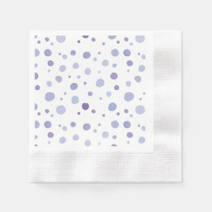 handgemalte Polka Punkte Serviette