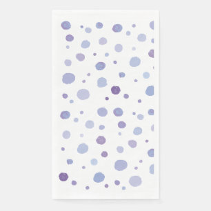 handgemalte Polka Punkte Serviette