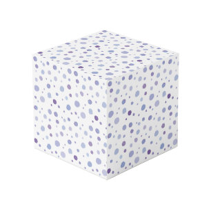 handgemalte Polka Punkte Würfel