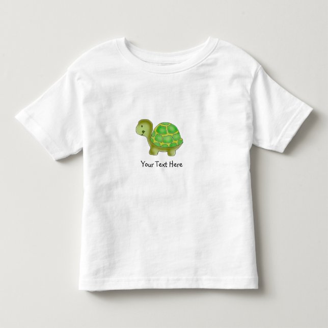 Handgemalte Schildkröte für Kinder - FERTIGEN Sie Kleinkind T-shirt (Vorderseite)
