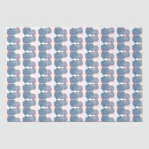 Handgemalte Schwestern Staffordshire Hunde Seidenpapier