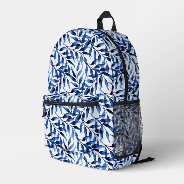 Handgemalte Tintenpatrone Bedruckter Rucksack (Rückseitige Ecke Rechts)