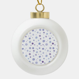 handgemalte Tupfen Keramik Kugel-Ornament