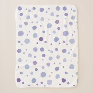 handgemalte Tupfen Sherpadecke