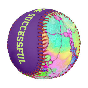 Handgemalte und digital gestrichene Muster Art 41 Baseball