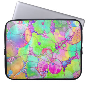 Handgemalte und digital gestrichene Muster Art 41 Laptopschutzhülle