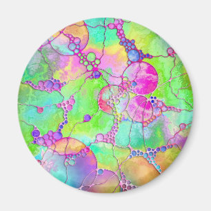 Handgemalte und digital gestrichene Muster Art 41 Magnet