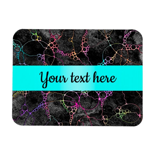 Handgemalte und digital gestrichene Muster Art 44 Magnet (Horizontal)