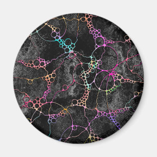 Handgemalte und digital gestrichene Muster Art 44 Magnet