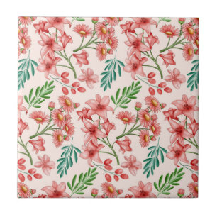 Handgemalte Wasserfarben-Muster-54098 Fliese