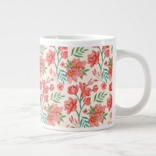 Handgemalte Wasserfarben-Muster-54098 Jumbo-Tasse